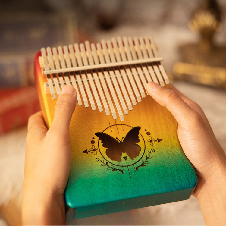 Butterfly 21 17 Key Kalimba Mbira Music