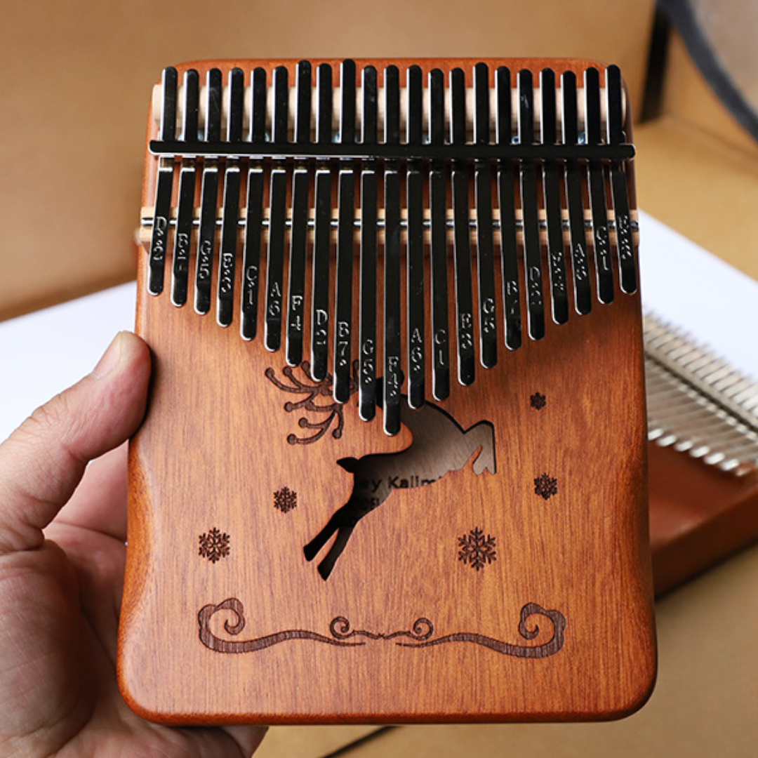 Strumento musicale per pianoforte a pollice Kalimba a 21 tasti con renna