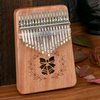 Bowknot Bell Portable 17 Keys Mbira Finger Piano