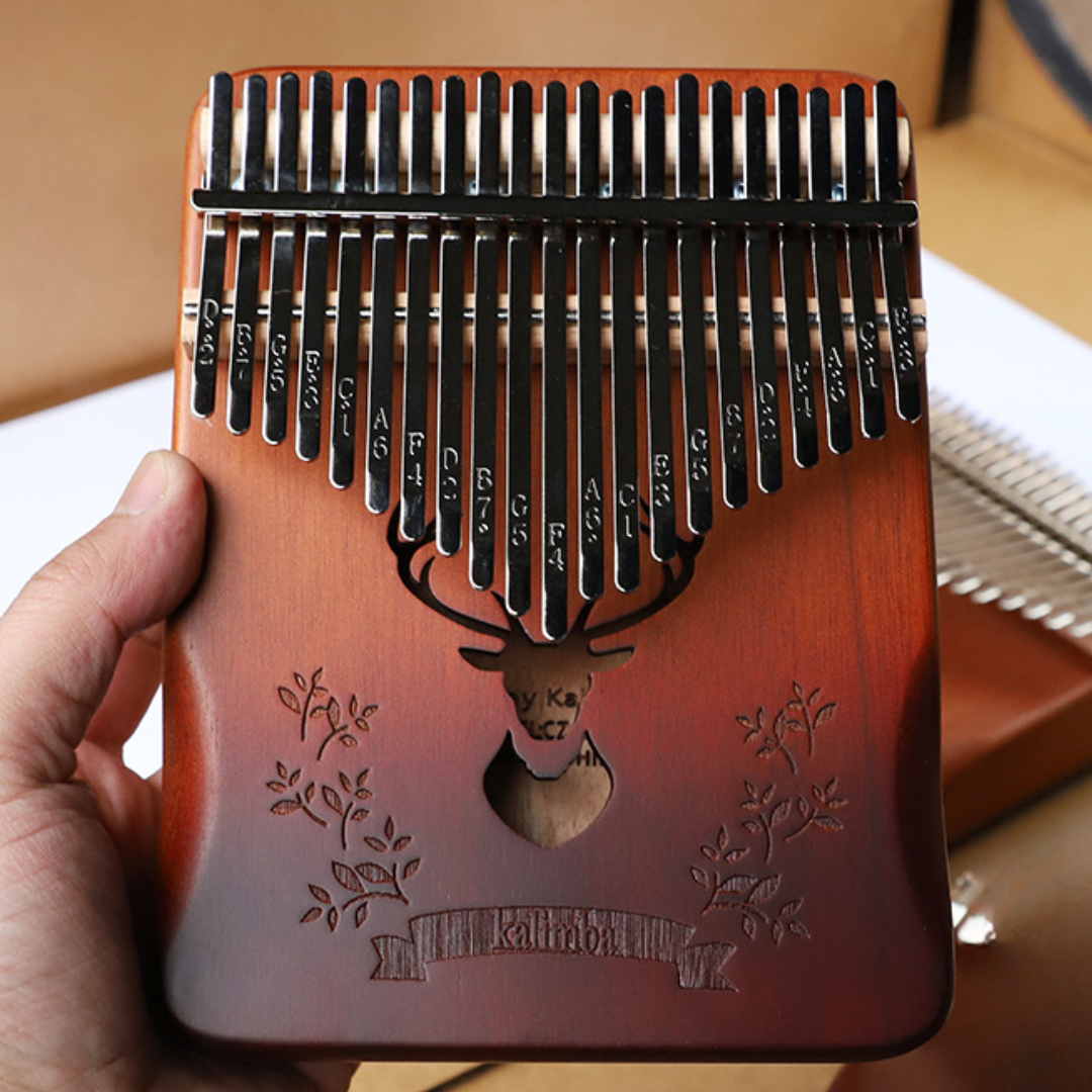 Kalimba Thumb Piano 21 tasti con gradiente di renna