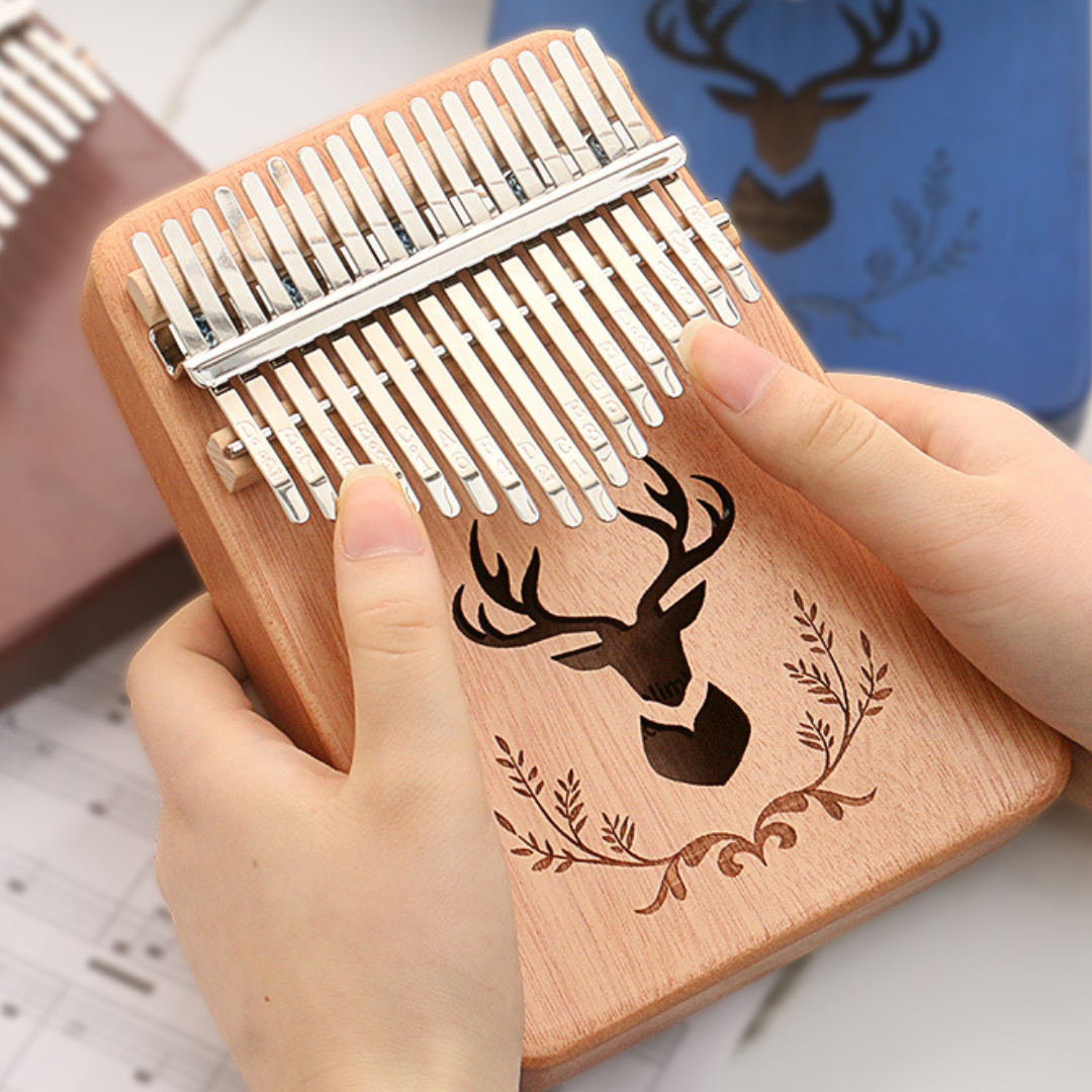 Elk 17 teclas Kalimba Thumb Piano Instrumentos musicales