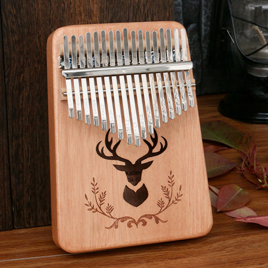 Elk 17 teclas Kalimba Thumb Piano Instrumentos musicales