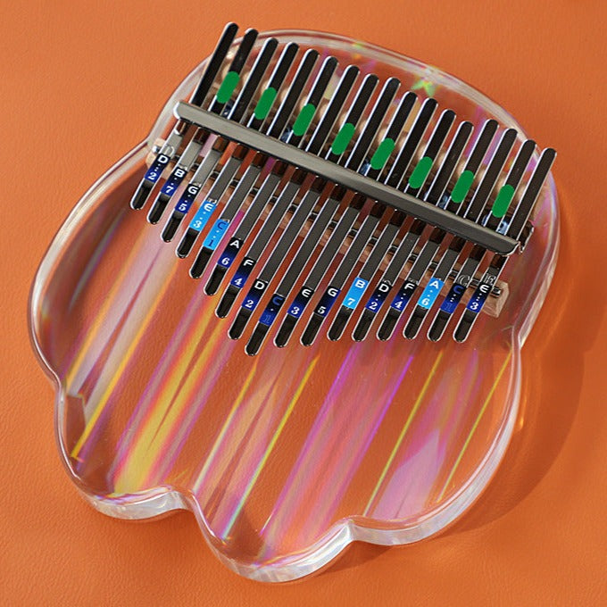 Crystal Transparent Kalimba Thumb Piano