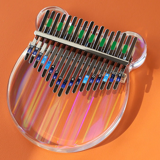 Crystal Transparent Kalimba Thumb Piano