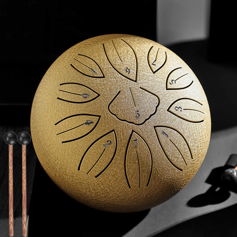 6 Inch 11 Notes C Key Steel Tongue Drum Sound Healing