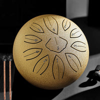 6 Inch 11 Notes C Key Steel Tongue Drum Sound Healing
