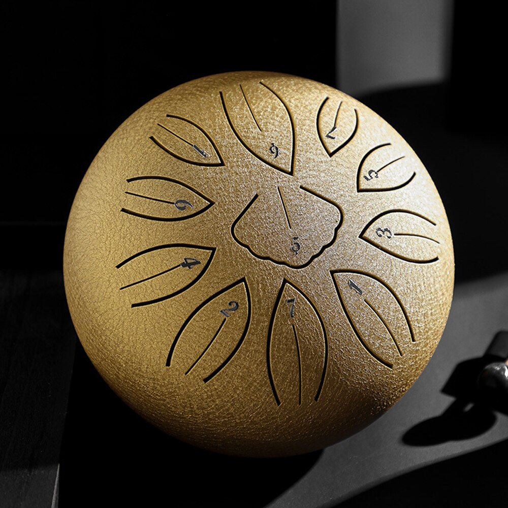 6 Inch 11 Tone Steel Tongue Drum Sound Healing Music Instrument