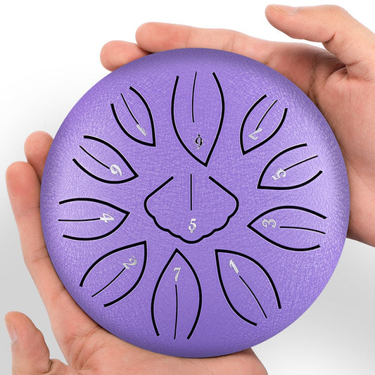 6 Inch 11 Tone Steel Tongue Drum Sound Healing Music Instrument