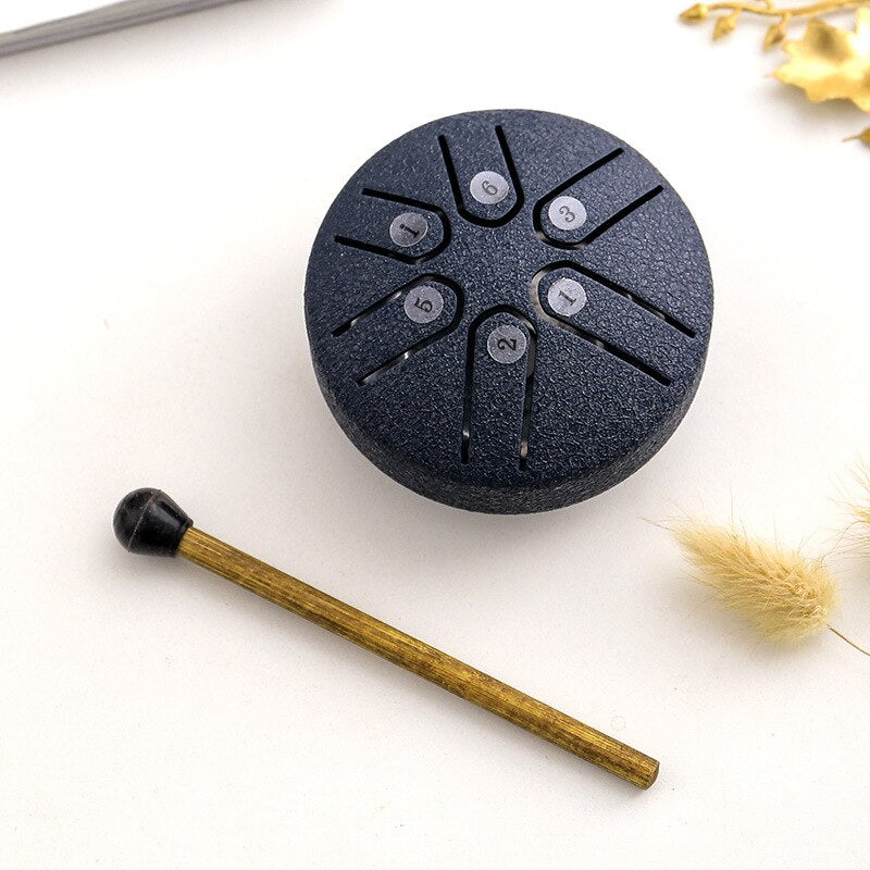 3 Inch 6 Notes Mini Steel Tongue Drum