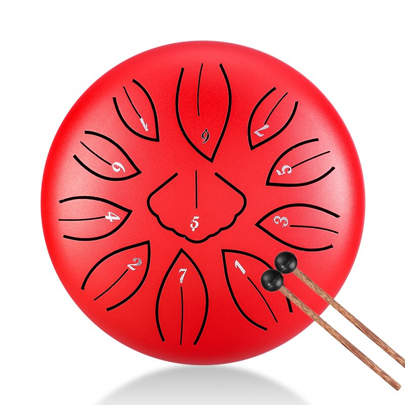 6 Inch 11 Notes C Key Steel Tongue Drum Sound Healing