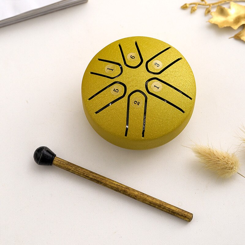 3 Inch 6 Notes Mini Steel Tongue Drum