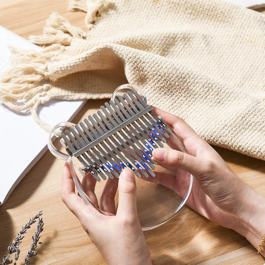 Crystal Transparent Kalimba Thumb Piano