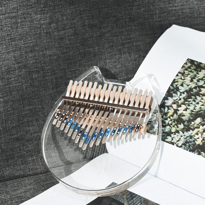 Crystal Transparent Kalimba Thumb Piano